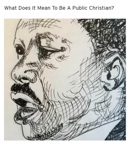 Image of the drawing of MLK